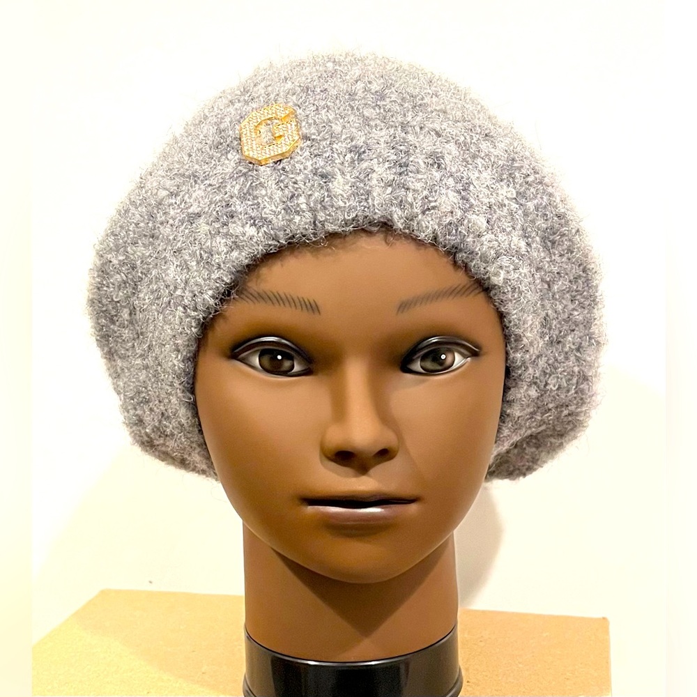 Soft British Style Beret Painters Letter Hat - Picture 4 of 8
